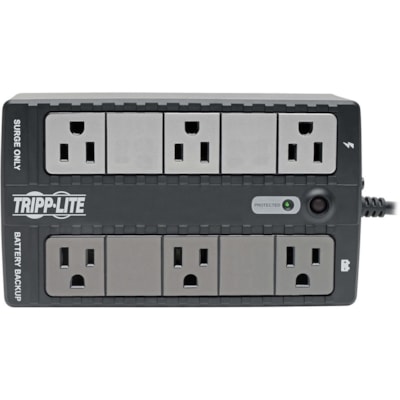 Tripp Lite series INTERNET350U 350VA Ultra-compact Desktop/Tower/Wall Mount UPS - 2U Ultra-compact Desktop/Tower/Wall Mount - 6.50 Hour Recharge - 2 Minute Stand-by - 120 V AC Input - 110 V AC, 115 V AC, 120 V AC Output - Single Phase - Pure Sine Wave - USB - 6 x NEMA 5-15R Receptacle(s) BPERP 