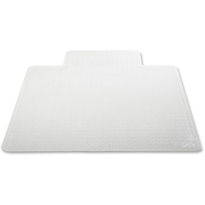 Deflecto - DuraMat pour tapis - Sol moquetté - longueur de tapis 48 po (1219,20 mm) x largeur de tapis 36 po (914,40 mm) - longueur de lèvre 12 po (304,80 mm) x largeur de lèvre 20 po (508 mm) - Vinyle - clair - 1 chaque POUR TAPIS À POILS COURTS VINYLE TRANSPARENT