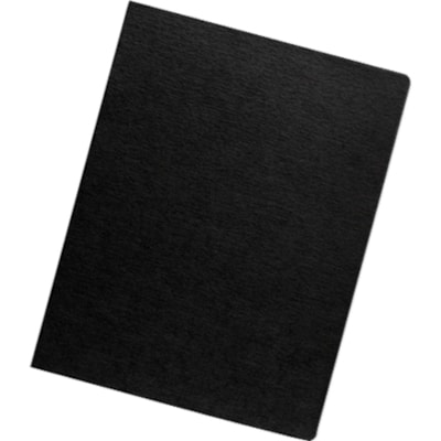 Fellowes - Couvertures de présentation en lin surdimensionnées Expressions - hauteur de 11,3 po (285,8 mm) x largeur de 8,8 po (222,3 mm) x profondeur de 0,1 po (1,5 mm) - Pour 8 3/4 po (222,25 mm) x 11 1/4 po (285,75 mm) Feuilles - Noir - Lin - 200 / emballage OVERSIZED LETTER BLACK; 200 PACK