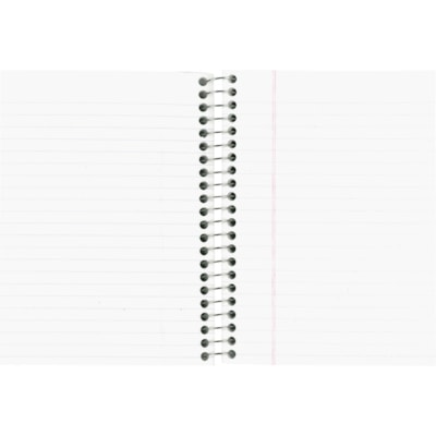 Hilroy Side Bound Wire Bound Notebook - 280 Sheets - Wire Bound - 18 lb (8164.66 g) Basis Weight - 5" (127 mm) x 7" (177.80 mm) Sheet Size - White Paper - Copper Binding - Stiff-back, Durable Cover - 1 Each PERFORATED HEAVYWEIGHT WHITE RULED BOND CAMBRIDGE