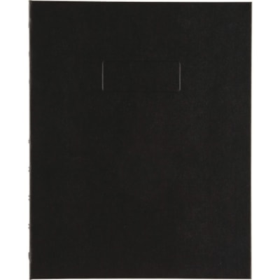 Blueline Notepro Hard Cover Composition Book - 192 Pages - Front Ruling Surface - 9 5/8" (244.48 mm) x 7 5/8" (193.68 mm) Sheet Size - White Paper - Hard Cover - Recycled - 1 Each 7-1/4 REINFORCED HINGE RULED W/MARGIN 192PAGE
