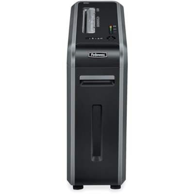 Fellowes Powershred® 125Ci 100% Jam Proof Cross-Cut Shredder - Continuous Shredder - Cross Cut - 20 Per Pass - for shredding Staples, Credit Card, CD, DVD, Paper Clip, Junk Mail, Paper - 0.2" (3.96 mm) x 1.5" (38.10 mm) Shred Size - P-4 - 3.20 in/s (81.28 mm/s) - 9" (228.60 mm) Throat - 53 L Was JAM PROOF 18 SHTS CROSS CUT SHRED SIZE 4MM X 38MM 14 GAL