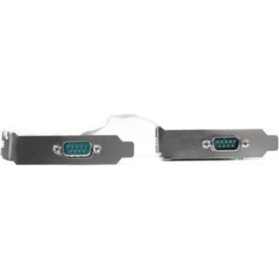 StarTech.com 2 Port Low Profile PCI Express Serial Card - 16550 - Add 2 high-speed RS-232 serial ports to your low profile/small form factor computer with a PCI Express expansion slot - pci express serial card - pci-e serial card - pci express RS232 - rs232 card - pci serial adapter  EXCD 
