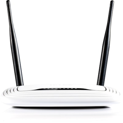 TP-LINK TL-WR841N Wireless N300 Home Router - Single Band - 2.40 GHz ISM Band - 2 x Antenna(2 x External) - 37.50 MB/s Wireless Speed - 4 x Network Port - 1 x Broadband Port - Fast Ethernet - Desktop  WRLS 