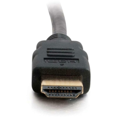 C2G 6.6ft High Speed HDMI Cable w/ Ethernet - Ultra HD - 4K 60Hz - M/M - 6.6 ft (2 m) HDMI A/V Cable for Audio/Video Device, Home Theater System - First End: 1 x HDMI 2.0 Digital Audio/Video - Male - Second End: 1 x HDMI 2.0 Digital Audio/Video - Male - Supports up to 4096 x 2160 - Black ULTRA HD - 6FT. 