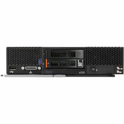 Lenovo Flex System x220 7906C2U Server - 1 Xeon E5-2403 1.80 GHz - 4 GB RAM - Serial ATA/600 Controller - Intel C600 Chip - 2 Processor Support - 96 GB RAM Support - DDR3 SDRAM - 0, 1 RAID Levels - G200eR2 Up to 16 MB Graphic Card - Gigabit Ethernet - 2 x SFF Bay(s)  4C 1.8GHz 10MB 1066MHz 80W 90 Y4801 1x 4 GB RDIMM
