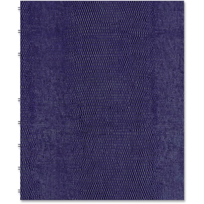 Blueline - Carnet MiracleBind - 150 Pages - Double fil - Margin Avec ligne - format 9 1/4 po (234,95 mm) x 7 1/4 po (184,15 mm) - Papier Blanc - Couverture Pourpre Cannelé - Microperforé, Onglet autocollant, Feuille d'index, Cartonné, Pochette - Recyclé - 1 chaque VIOLET. 150 PAGES FORMAT : 9-1/4 X 7-1/3