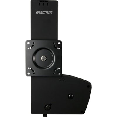 Ergotron Wall Mount for Flat Panel Display - Black - Height Adjustable - 27" to 42" Screen Support - 100 x 100, 400 x 400 - VESA Mount Compatible lower  pan left-to-right and t ilt your display to