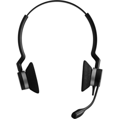 Jabra BIZ 2300 QD Headset - Stereo - Quick Disconnect - Wired - Over-the-head - Binaural - Supra-aural - Noise Cancelling Microphone - Black  