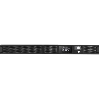 CyberPower Smart App Sinewave PR1000LCDRT1U 1000VA Pure Sine Wave 1U RT LCD UPS - 1U Rack/Tower - AVR - 6 Hour Recharge - 120 V AC Input - 120 V AC Output - 7 x NEMA 5-15R - Serial Port - USB URE SINEWAVE LCD 7 OUT 5-15R 1 5A 1U RT 3YR