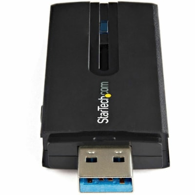 StarTech.com USB 3.0 AC1200 Dual Band Wireless-AC Network Adapter - 802.11ac WiFi Adapter - Add dual-band Wireless-AC connectivity to a desktop or laptop computer through USB 3.0 - USB 3.0 AC1200 Dual Band Wireless-AC Network Adapter - 802.11ac WiFi Adapter - 2.4GHz / 5GHz USB Wireless-AC Network Ca ectivity to a desktop or lapto p computer through U
