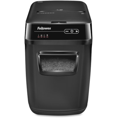 Fellowes AutoMax(tm) 200C Auto Feed Shredder - Non-continuous Shredder - Cross Cut - 10 Per Pass - for shredding Staples, Paper Clip, Credit Card, CD, DVD, Junk Mail, Paper - 0.2" (3.97 mm) x 1.5" (38.10 mm) Shred Size - P-4 - 2.20 in/s (55.88 mm/s) - 9" (228.60 mm) Throat - 12 Minute Run Time -  200 SHEET CROSS CUT 8.5 GAL SHRED SIZE 0.16MM X 1.5MM