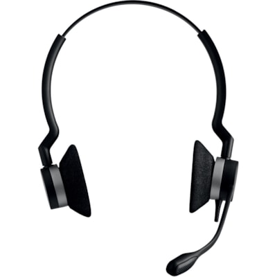 Jabra BIZ 2300 QD Duo Headset - Stereo - Wired - 150 Hz to 4.50 kHz - Over-the-head - Binaural - Supra-aural - 3.5 ft Cable C  w. pouch 