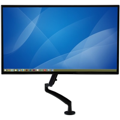 StarTech.com Desk Mount Monitor Arm, Slim Profile, For VESA Mount Monitors up to 34" (15.4lb/7kg), Adjustable Single Monitor Mount, Steel - Mount your display on your desk surface or through a grommet, with spring-assisted height adjustment - Single Desk Mount Monitor Arm for VESA (75x75, 100x100) d DSTND 