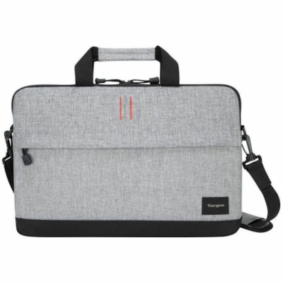 Targus Strata TSS63204US Carrying Case (Sleeve) for 15.6" Notebook - Pewter - Damage Resistant Interior - Polyester Body - Shoulder Strap, Handle - 14" (355.60 mm) Height x 2" (50.80 mm) Width SLIPCASE 