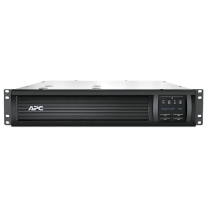 APC by Schneider Electric Smart-UPS 750VA LCD RM 2U 230V with Network Card - 2U Rack-mountable - 3 Hour Recharge - 230 V AC Output - Sine Wave - 6 x Battery/Surge Outlet  PERP 
