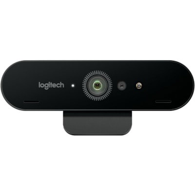 Logitech - Webcam BRIO - 90 fps - Noir - USB 3.0 - 4096 x 2160 Vidéo - Autofocus - Clip, Montage sur trépied - 5x Zoom Numérique - Microphone - Pour Ordinateur portable, Moniteur  PERP 