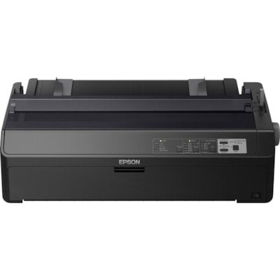 Epson FX-2190II 9-pin Dot Matrix Printer - Energy Star - 738 cps Mono - 8.50" (215.90 mm), 3.90" (99.06 mm), 4" (101.60 mm), 7.20" (182.88 mm), 10.10" (256.54 mm) Width x 11" (279.40 mm), 16.50" (419.10 mm), 16" (406.40 mm), 16.50" (419.10 mm), 14" (355.60 mm) Length - USB - Parallel inter  9-pin printer speeds th rough multipart form