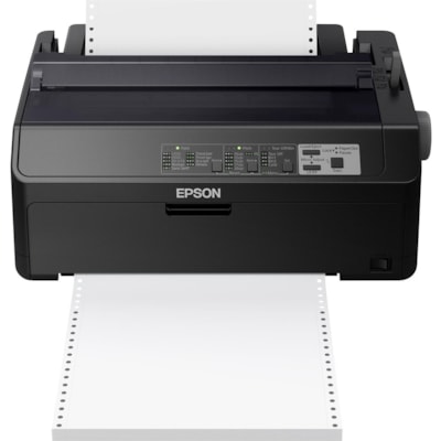 Epson LQ-590II 24-pin Dot Matrix Printer - Monochrome - Energy Star - 584 cps Mono - 8.50" (215.90 mm) Width x 11" (279.40 mm) Length - USB - Parallel  