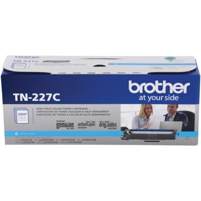 Brother TN-227C Original High Yield Laser Toner Cartridge - Cyan - 1 Each - 2300 Pages HIGH YIELD 2 300 PAGES 