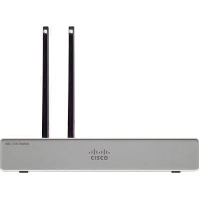 Cisco C1101-4PLTEPWA Wi-Fi 5 IEEE 802.11ac Ethernet Modem/Wireless Router - 2.40 GHz ISM Band - 5 GHz UNII Band(4 x External) - 108.34 MB/s Wireless Speed - 4 x Network Port - 1 x Broadband Port - USB - Gigabit Ethernet - VPN Supported - Desktop  PERP 