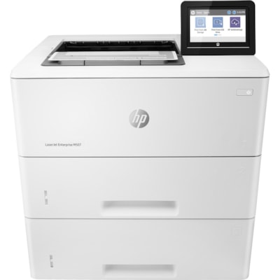 HP LaserJet Enterprise M507 M507x Desktop Laser Printer - Monochrome - 45 ppm Mono - 1200 x 1200 dpi Print - Automatic Duplex Print - 1200 Sheets Input - Ethernet - Wireless LAN - Apple AirPrint, Google Cloud Print, HP ePrint, Mopria, Wi-Fi Direct - 150000 Pages Duty Cycle - Plain Paper Print - Giga  PRNT 