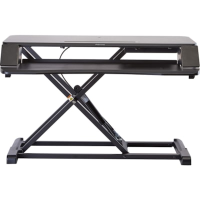 Fellowes Corsivo Sit-Stand Workstation - 4.50" (114.30 mm) Height x 31.50" (800.10 mm) Width x 24.13" (612.90 mm) Depth - Black nd Workstation 