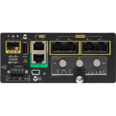 Cisco IR1101 Integrated Services Router Rugged - 5 Ports - Management Port - 2 - Gigabit Ethernet - Wall Mountable - 5 Year ES ROUTER 