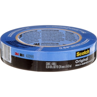 ScotchBlue - Ruban de masquage pour peintre - largeur de 0,94 po (24 mm) - Bleu - 1 / Rouleau RUBAN POUR PEINT 