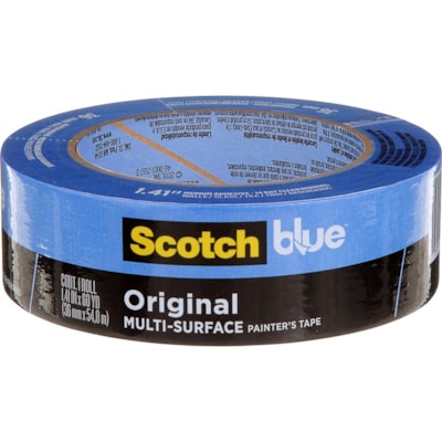 ScotchBlue - Ruban de masquage pour peintre - largeur de 1,42 po (36 mm) - Bleu - 1 / Rouleau RUBAN POUR PEINT 