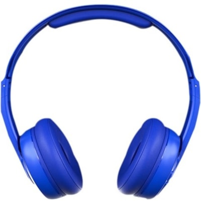 Skullcandy Cassette Wireless On-Ear Headphones - Stereo - AUX - Wired/Wireless - Bluetooth - 30 Ohm - 20 Hz to 20 kHz - Over-the-head - Binaural - Circumaural - Cobalt Blue EADPHONES 