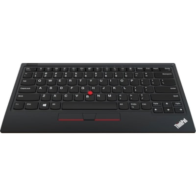 Lenovo ThinkPad TrackPoint Keyboard II - Wireless Connectivity - Bluetooth - 2.40 GHz - French (Canada) - Notebook - Trackpoint - Windows, Android, PC - Scissors Keyswitch - Pure Black 058) 