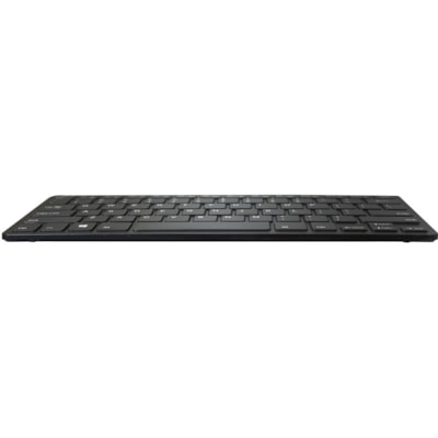 Adesso Bluetooth Wireless SlimTouch Mini Keyboard - Wireless Connectivity - Bluetooth - 30 ft (9144 mm) - USB Interface - 78 Key(s) - English (US) - QWERTY Layout - iPad - Windows - Scissors Keyswitch - AAA Battery Size Supported - Black  Wireless Mini Keyboard  Low P rofile Scissors Swit