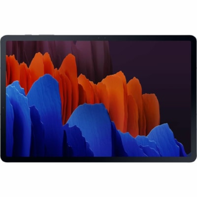 Samsung Galaxy Tab S7+ SM-T970 Tablet - 12.4" WQXGA+ - Qualcomm Snapdragon 865 5G+ Octa-core - 6 GB - 256 GB Storage - Android 10 - Mystic Black - Cortex A77 Single-core (1 Core) 3.09 GHz + Cortex A77 Triple-core (3 Core) 2.42 GHz + Cortex A55 Quad-core (4 Core) 1.80 GHz - Upto 1 TB Memory Card Supp  