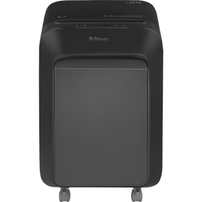 Fellowes LX180 Cross-cut Shredder - Continuous Shredder - Cross Cut - 16 Per Pass - for shredding Staples, Paper, Paper Clip, Credit Card, Junk Mail - 10 Minute Run Time - Black edder 