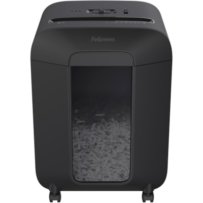 Fellowes Powershred LX85 Cross-cut Shredder - Non-continuous Shredder - Cross Cut - 12 Per Pass - for shredding Staples, Paper, Paper Clip, Credit Card, Junk Mail - 0.2" (3.97 mm) x 1.3" (31.75 mm) Shred Size - P-4 - 20 Minute Run Time - 30 Minute Cool Down Time - 18.93 L Wastebin Capacity - Black CROSS CUT FOR PERSONAL USE