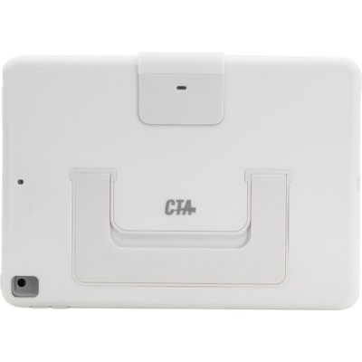 CTA Digital Security Case - White h Kickstand and Anti-Theft Cab le (White) for iPad