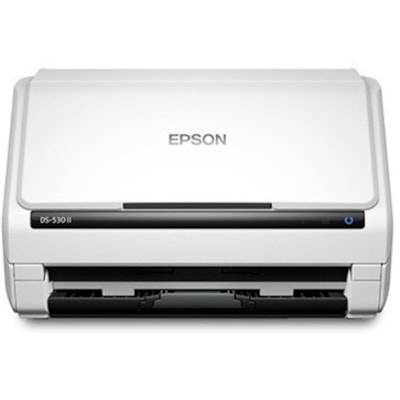 Epson - Numériseur avec chargeur automatique de documents (CAD) DS-530 II Grand format - 600 dpi Optique - 30 bit Couleur - 24 bit Echelle de gris - 35 ppm (Mono) - 35 Page(s) Par Minute (mode Couleur) - Numérisation recto-verso - USB  