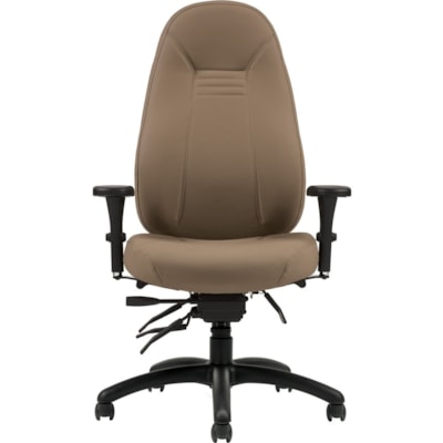 Global ObusForme Comfort High Back Multi-Tilter, Schukra - Black Seat Color - Black Back Color - High Back - 5-star Base - Armrest - 1 Each HIGH BACK MULTI-TILTER  SCHUKR 