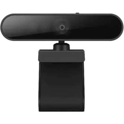 Lenovo Video Conferencing Camera - Black - USB Type C - 1 Each - Full HD - 1920 x 1080 Video - 95° Angle - Tripod Mount, Clip - Microphone - For Computer, Notebook, Monitor - Windows 10, Windows 7, Windows 8, Windows 11, macOS Mojave 10.14, Linux - Plug & Play, 3D Noise Reduction  PERP 