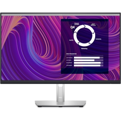 Dell - Moniteur LCD P2423D 24 po Classe QHD - 16:9 - Noir, Argenté - 23,8 po Visible - Technologie In-Plane Switching (IPS) Noir - WLED Rétroéclairage - 2560 x 1440 - 300 cd/m² - 5 ms - 75 Hz Fréquence de rafraîchissement - HDMI  MNTR 