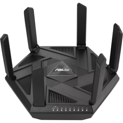 Asus RT-AXE7800 Wi-Fi 6E IEEE 802.11ax Ethernet Wireless Router - Tri Band - 2.40 GHz ISM Band - 6 GHz UNII Band - 6 x Antenna(6 x External) - 975 MB/s Wireless Speed - 3 x Network Port - 2 x Broadband Port - USB - 2.5 Gigabit Ethernet - VPN Supported - Desktop  (802.11AX) RTR  6GHZ B/  2.5G  PRT  AIMESH SUPPRT