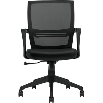 Offices to Go® Safari Tilter Chair - Fabric Seat - Mid Back - Dance - Armrest MEDIUM BACK BLACK MESH BACK WATERFALL FABRIC  DANCE