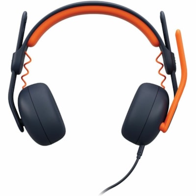 Logitech Zone Learn Headset - Stereo - USB Type A - Wired - On-ear - Binaural - Circumaural - 4.3 ft Cable - Noise Canceling  ACCS 