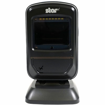 Star Micronics BSD-40U Desktop 1D/2D Barcode Scanner - Cable Connectivity - 8.66" (220 mm) Scan Distance - 1D, 2D - LED - CMOS - USB, Serial - Black - IP52 - Retail, Hospitality, Healthcare  PERP 