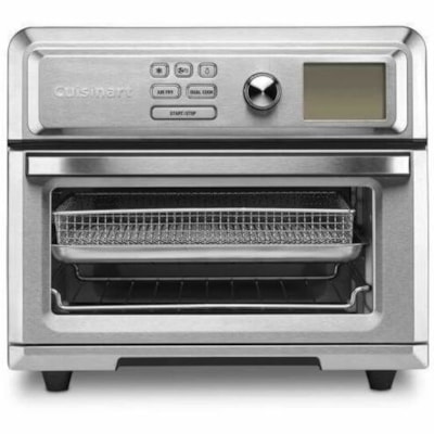 Grille-pain TOA-65C Cuisinart - 16.99 L Capacité - 1800 W - Pain, Friture à l'air, Cuisson, Grillade, Rôtir, Toast, Bagel, Réchauffer, Maintenir au chaud, Cuisson, ... - Acier inoxydable, Argenté 1800 WATTS OF POWER 