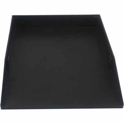 Victor Front Load Legal Tray - 5.4" (137.16 mm) Height x 10.4" (264.16 mm) Width x 14.9" (378.46 mm) Depth - Stackable, Sturdy, Eco-friendly, Impact Resistant - Black - Plastic RECYCLED W/ 75% POST CONSUMER 25% POST-IND.  KORR USES 14000