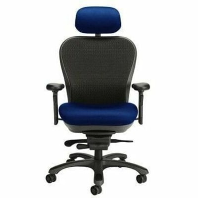 Nightingale - Chaise 6200D-C4 - Tissu Back Material - Tissu EXECUTIVE A DOSSIER MAILLE TISSU MYSTIC BLEU - C4