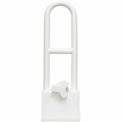 BIOS Living Bathtub Safety Rail, White - 15" (381 mm) Height - White - Steel - 1 / Unit CORROSION RESISTANT STEEL PULL PRESSURE 300 LBS