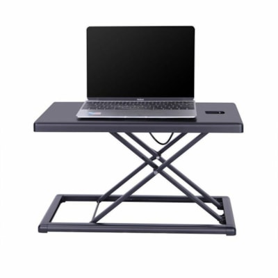 Rocelco PDR Portable Desk Riser - 15" (381 mm) Height x 19" (482.60 mm) Width x 10" (254 mm) Depth - Desk - Black - For Travel, Hotel, Dorm Room, Notebook, Mouse - Portable, Compact, Foldable r 